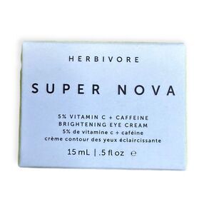 Herbivore Super Nova 5% Vitamin C + Caffeine Brightening Eye Cream 15ml NWT/NIB